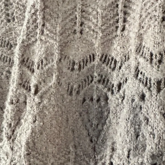 Altar'd State Open Knit Cardigan - Taupe - Picture 3 of 3